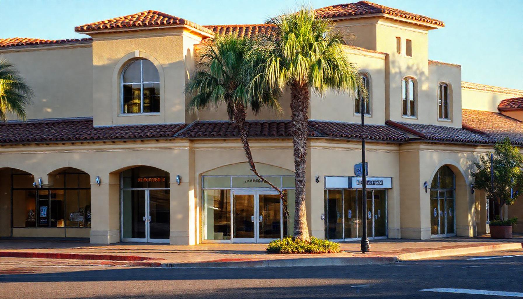 Broadway Plaza shopping center corner in Walnut Creek