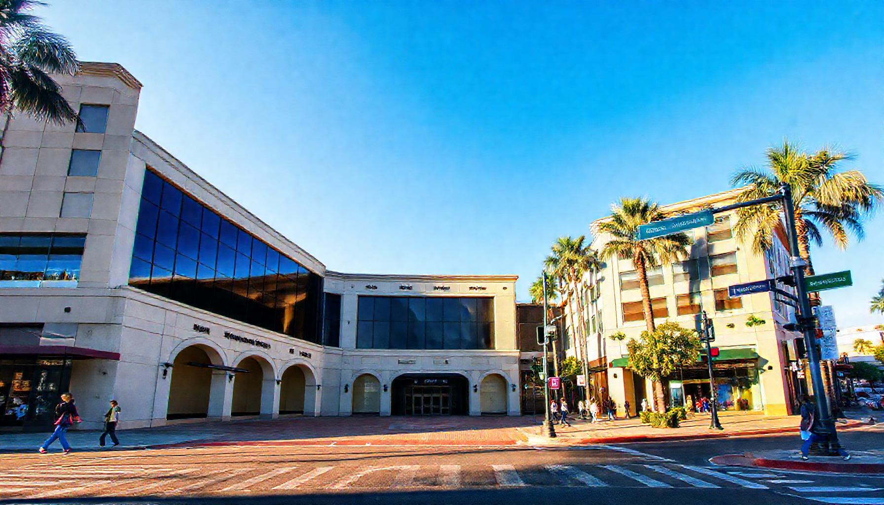 Broadway Plaza intersection at South Main and Mt. Diablo in Walnut Creek