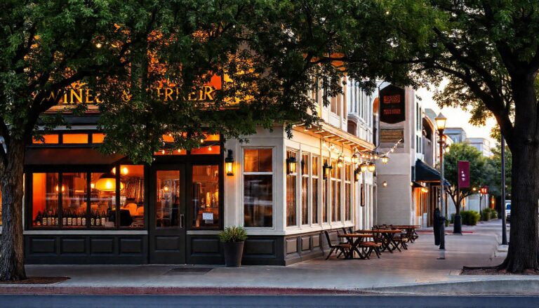 Va de Vi bistro and wine bar storefront on Mt. Diablo Boulevard Walnut Creek