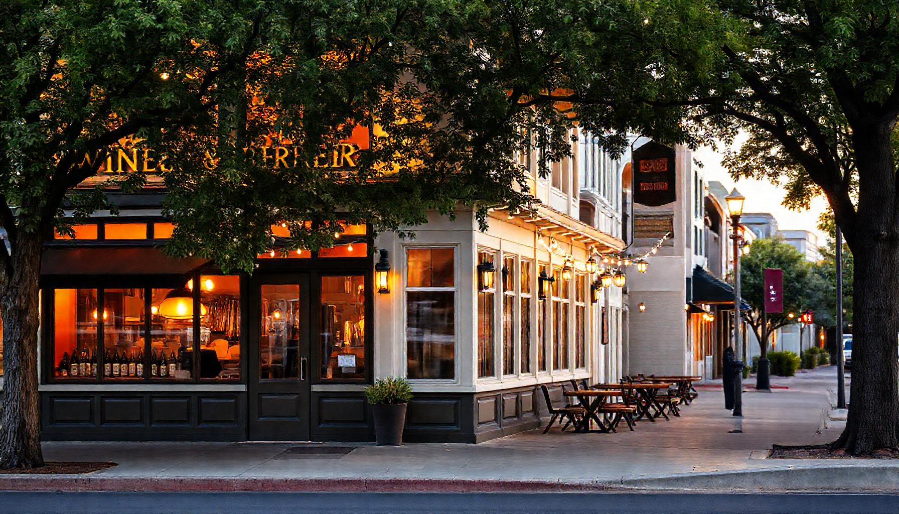 Va de Vi bistro and wine bar storefront on Mt. Diablo Boulevard Walnut Creek