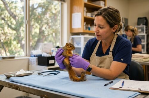 Fox squirrel at Lindsay Wildlife Experience in Walnut Creek