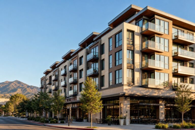 Downtown Walnut Creek surface parking lot at 1532 Mt. Diablo Boulevard, proposed site of an 8-story, 104-unit housing development