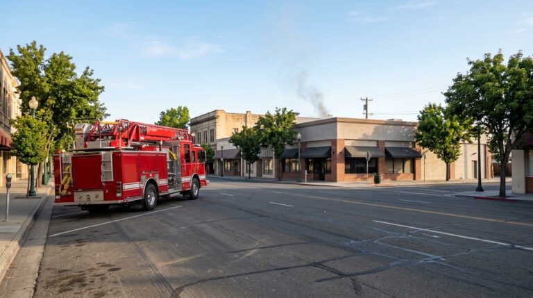 Lettuce restaurant storefront in downtown Walnut Creek, closed after a roof fire