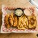 Raising Cane's signature sauce and chicken fingers