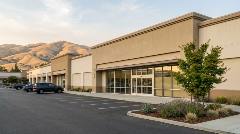 Petco and neighboring storefronts at a Walnut Creek strip mall on Ygnacio Valley Road