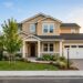 Newly built Walnut Creek home with a two-car garage and a landscaped front yard